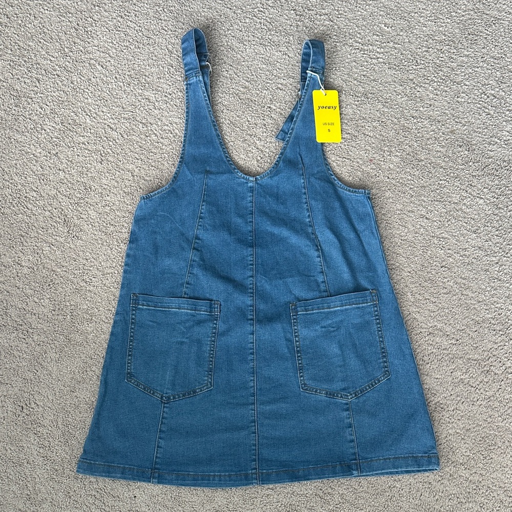 Yoeasy Blue Denim Dress- Size Small